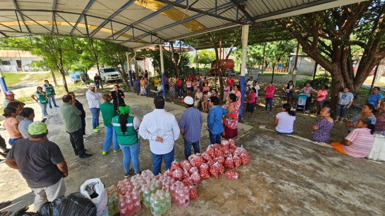 GOBIERNO ESTATAL FORTALECE APOYO A COMUNIDADES AFECTADAS EN LA HUASTECA