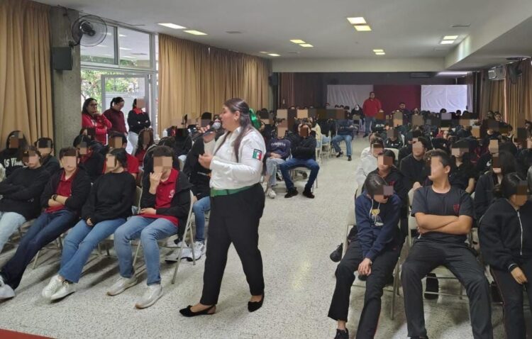 COORDINACIÓN ESPECIALIZADA EN JUSTICIA PENAL PARA ADOLESCENTES PROMUEVE LA SALUD MENTAL Y LA PREVENCIÓN DE ADICCIONES EN ESCUELAS DEL NIVEL BÁSICO