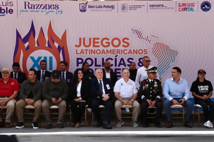Inaugura el Alcalde Enrique Galindo los XII Juegos Latinoamericanos de Policías y Bomberos
