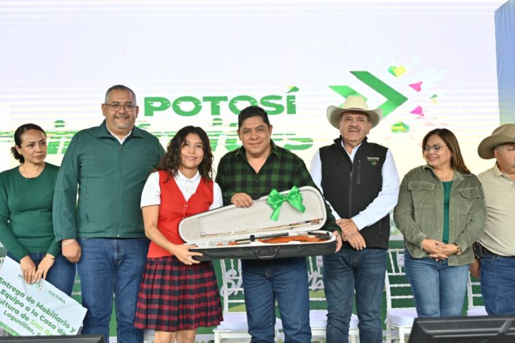 RICARDO GALLARDO BRINDA APOYO SIN LÍMITES A LAGUNILLAS Y SUS COMUNIDADES