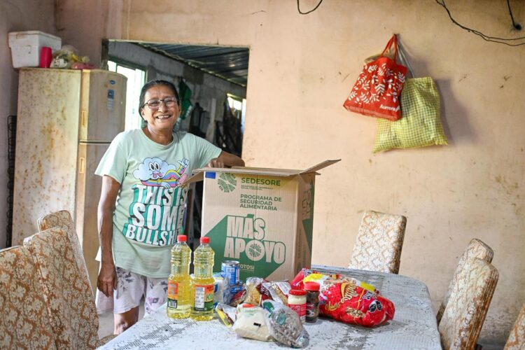 MÁS DE 31 MIL PAQUETES ALIMENTARIOS ENVÍA GOBIERNO ESTATAL A CIUDAD VALLES