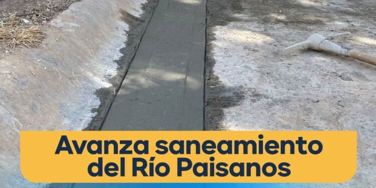 Saneamiento del río Paisanos avanza con nueva línea sanitaria