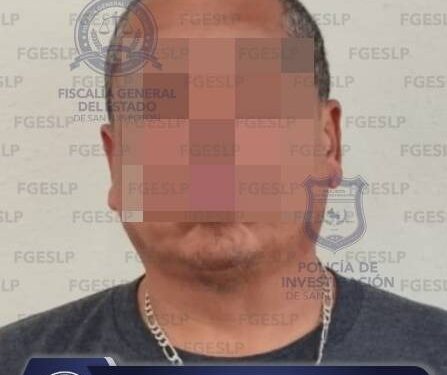 *FISCALÍA ASEGURA EN LA ZONA METROPOLITANA DE SLP A MOISÉS “N” POR PROBABLE HOMICIDIO*