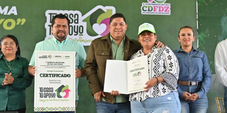 EN 2026 FAMILIAS POTOSINAS TENDRÁN MÁS LOTES GRATUITOS: RICARDO GALLARDO