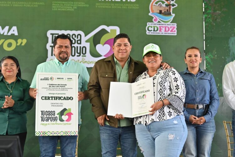 EN 2026 FAMILIAS POTOSINAS TENDRÁN MÁS LOTES GRATUITOS: RICARDO GALLARDO