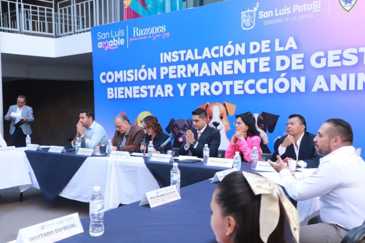 Reafirma Ayuntamiento de SLP compromiso con el bienestar y protección animal con instalación de la Comisión Municipal