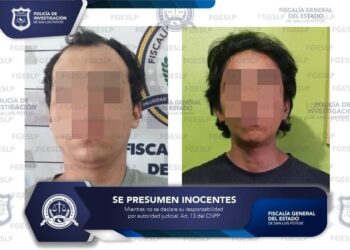 POR DELITOS CONTRA LA SALUD FUERON DETENIDAS DOS PERSONAS POR FGESLP EN LA HUASTECA POTOSINA