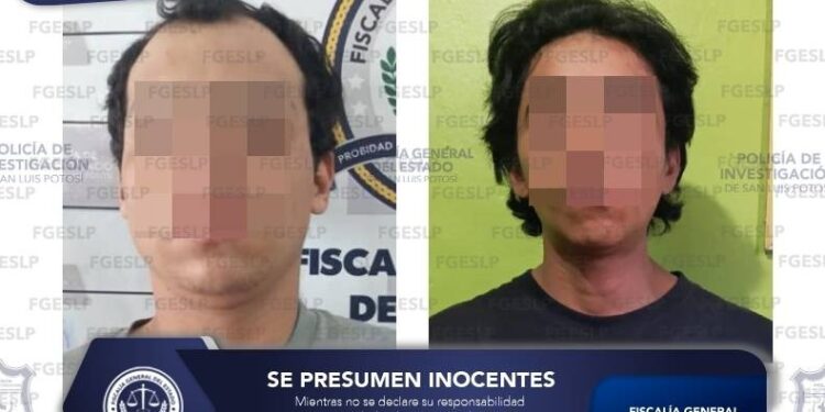 POR DELITOS CONTRA LA SALUD FUERON DETENIDAS DOS PERSONAS POR FGESLP EN LA HUASTECA POTOSINA