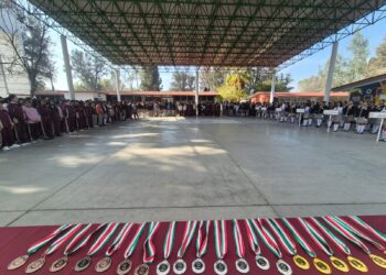 REALIZAN CONCURSO DE ESCOLTAS DE SECUNDARIAS TÉCNICAS; VILLA DE REYES OBTIENE SEGUNDO LUGAR