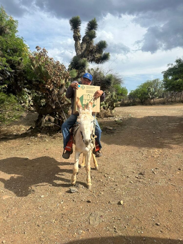 GOBIERNO ESTATAL AVANZA EN ENTREGA DE APOYOS ALIMENTARIOS