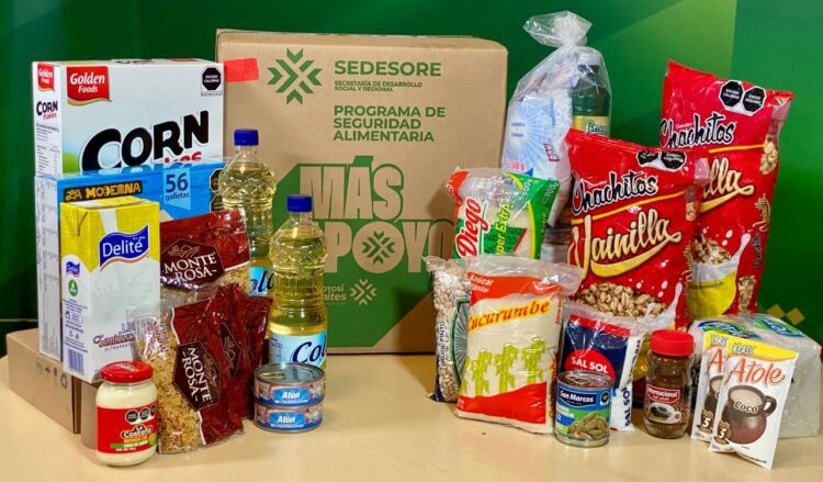 GOBIERNO ESTATAL AVANZA EN ENTREGA DE APOYOS ALIMENTARIOS