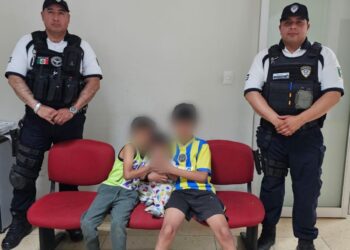 Policía de la Capital rescata a tres menores en condiciones de abandono