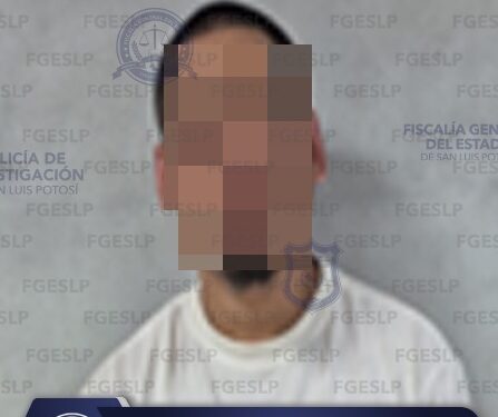POR APARENTE ROBO CALIFICADO EN LA CAPITAL POTOSINA, JOVANY ALEJANDRO “N” FUE APREHENDIDO
