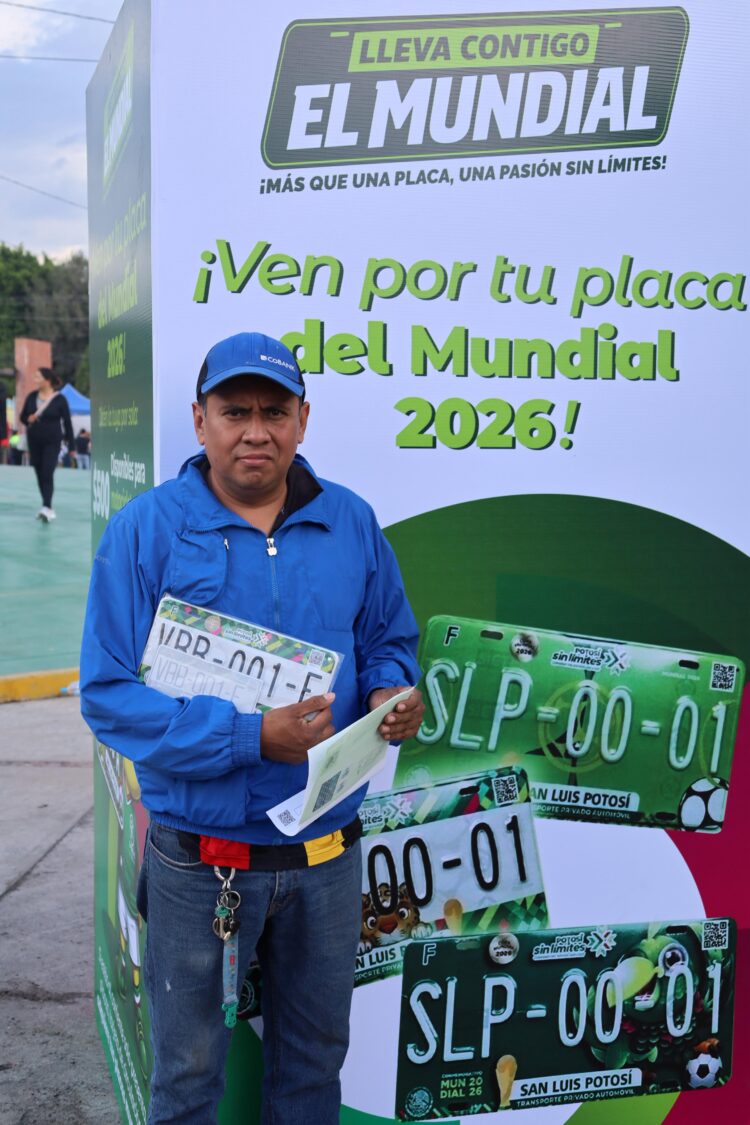 SAN LUIS VIVE FIEBRE FUTBOLERA CON PLACAS MUNDIALISTAS