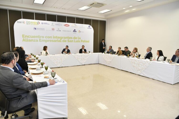 COPARMEX SLP RECONOCE RESPALDO DEL GOBERNADOR RICARDO GALLARDO PARA LA CREACIÓN DE MÁS EMPLEOS