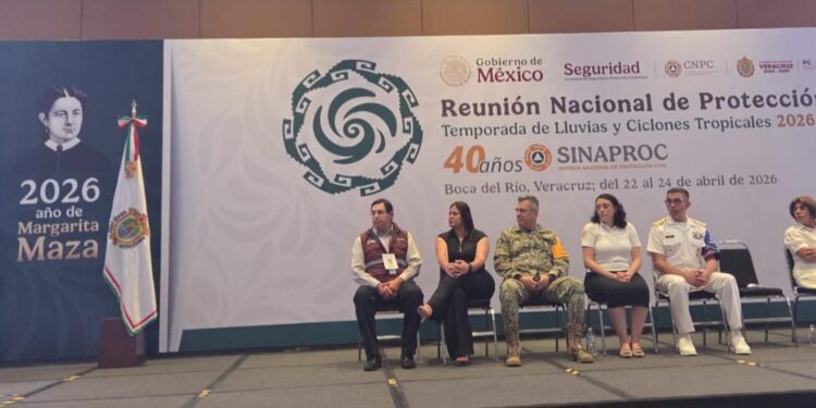 Protección Civil Municipal participa en la Reunión Nacional: “Temporada de Lluvias y Ciclones Tropicales 2026”