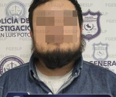 *FISCALÍA POTOSINA CAPTURA A JUAN CARLOS “N” POR HOMICIDIO EN VILLA DE REYES*