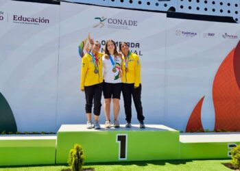 SAN LUIS CELEBRA TRIPLE ORO EN TIRO CON ARCO