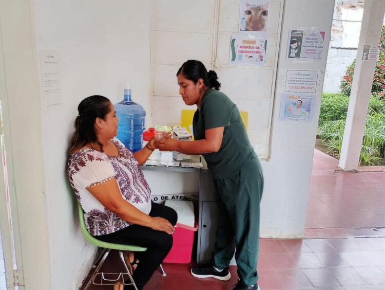 GOBIERNO ESTATAL REFUERZA PREVENCIÓN CON PUNTOS DE HIDRATACIÓN EN LA HUASTECA