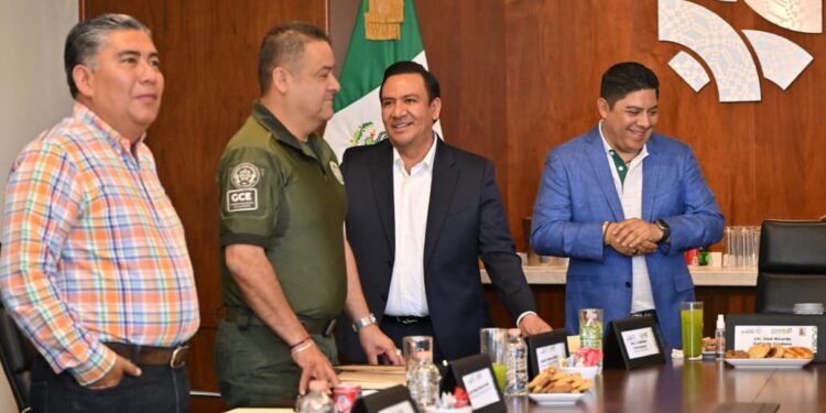 GOBIERNO ESTATAL REFUERZA COORDINACIÓN CON MUNICIPIOS PARA FORTALECER LA SEGURIDAD