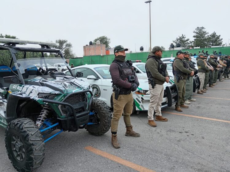 GUARDIA CIVIL ESTATAL FORTALECE OPERATIVOS EN LAS CUATRO REGIONES