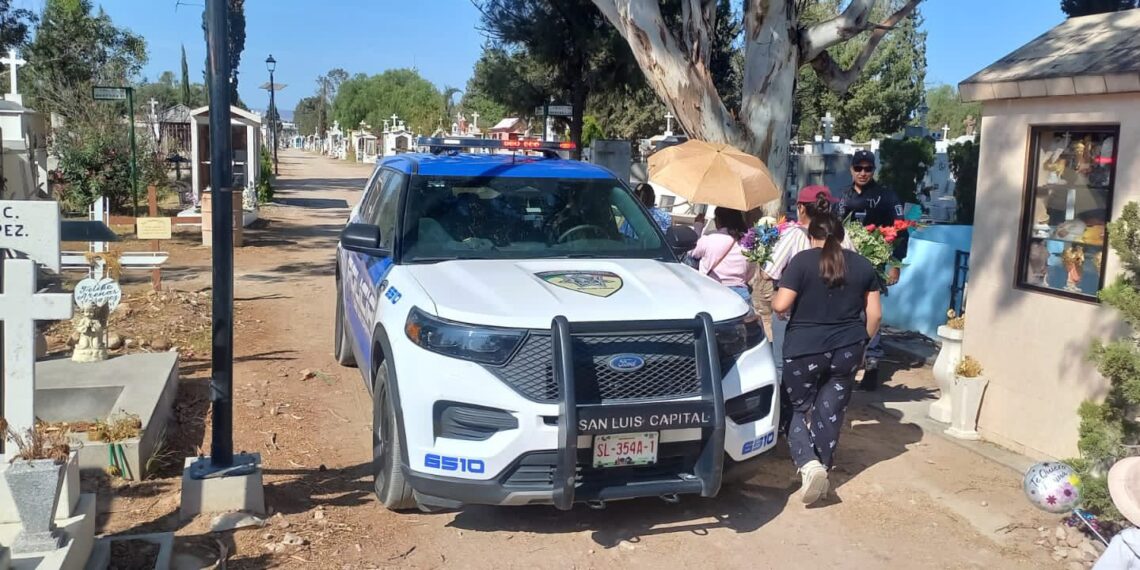SSPC de la Capital activa operativo de seguridad y vialidad en panteones municipales por el Día de las Madres