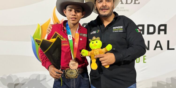 SAN LUIS HACE HISTORIA EN RODEO CON MEDALLA EN LA OLIMPIADA NACIONAL