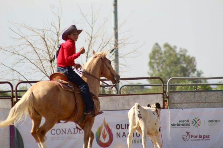SAN LUIS HACE HISTORIA EN RODEO CON MEDALLA EN LA OLIMPIADA NACIONAL