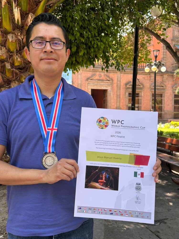 EL POTOSINO JESÚS HUERTA, GANA LA MEDALLA DE PLATA EN LA WORLD PHOTOGRAPHIC CUP 2026