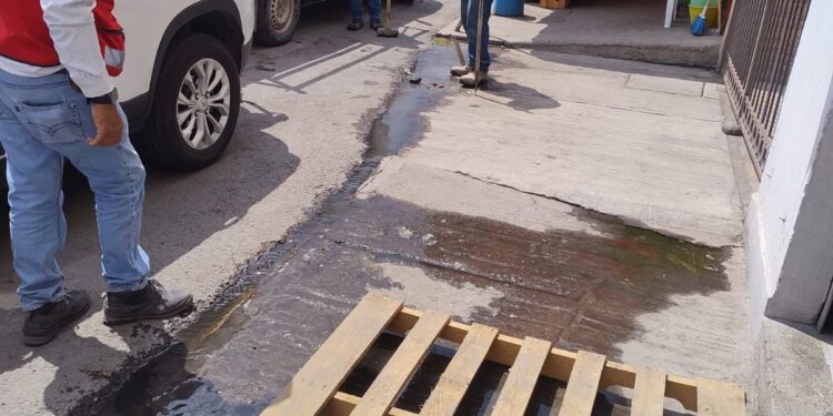Sistema sanitario de la calle Arsénico funciona adecuadamente: Interapas