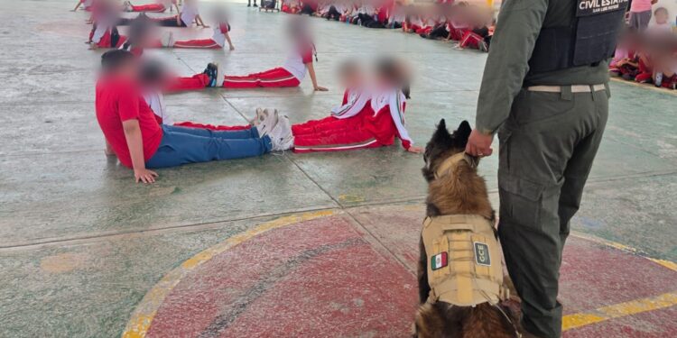 UNIDAD K9 FORTALECE LA PREVENCIÓN Y LA CERCANÍA CON LA NIÑEZ Y JUVENTUD POTOSINA