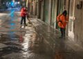 Gobierno de la Capital realiza labores nocturnas de limpieza en el Centro Histórico