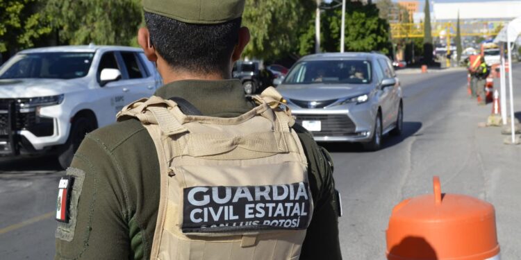 OPERATIVOS DE LA GUARDIA CIVIL ESTATAL FORTALECEN LA PAZ EN SAN LUIS POTOSÍ
