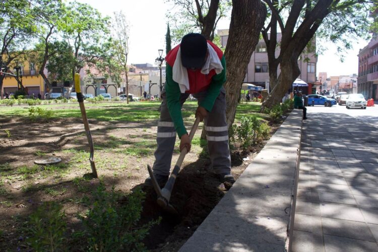 Gobierno de la Capital revitaliza el Jardín San Juan de Dios