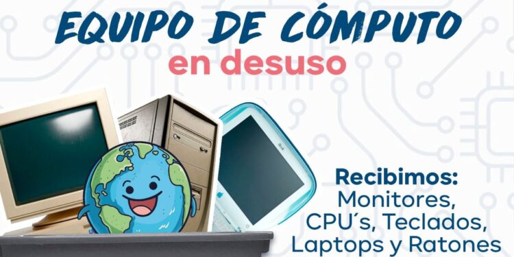 Firme campaña municipal para donar equipo de cómputo y darle una segunda vida