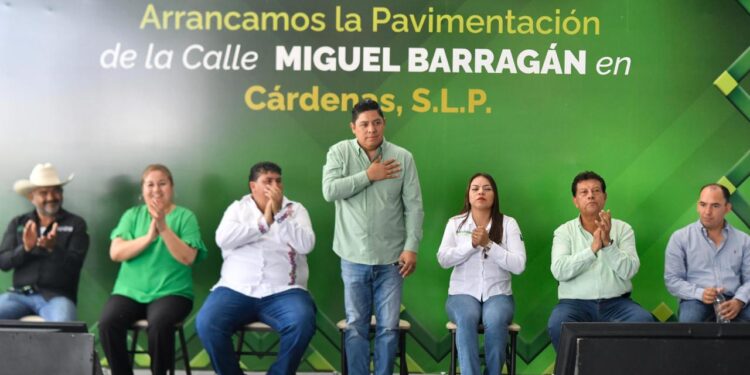 RICARDO GALLARDO IMPULSA LA MOVILIDAD EN CÁRDENAS CON OBRAS VIALES