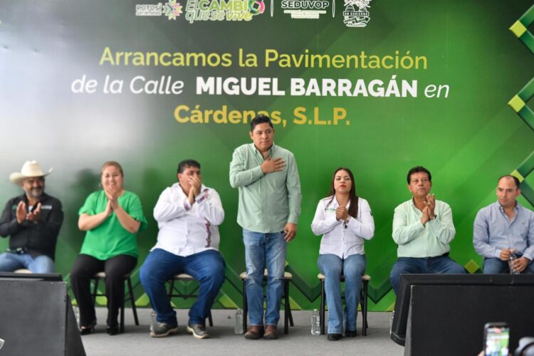 RICARDO GALLARDO IMPULSA LA MOVILIDAD EN CÁRDENAS CON OBRAS VIALES