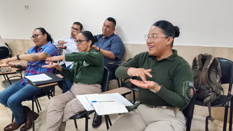 PERSONAL DE SSPC RECIBE CAPACITACIÓN EN DERECHOS HUMANOS E INCLUSIÓN