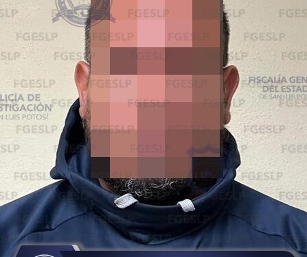 CAPTURA FISCALÍA POTOSINA A PRESUNTO IMPLICADO EN HOMICIDIO DE POLICÍA ESTATAL