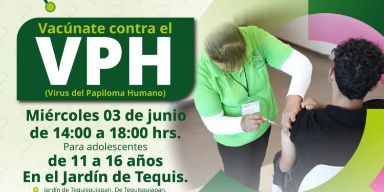 GOBIERNO ESTATAL IMPULSA JORNADA DE VACUNACIÓN CONTRA EL VIRUS DEL PAPILOMA HUMANO
