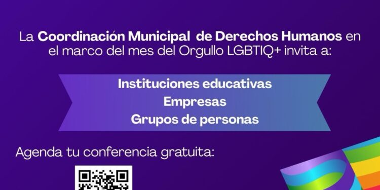 Se une Coordinación Municipal de Derechos Humanos al respeto de las poblaciones LGBTIQ+