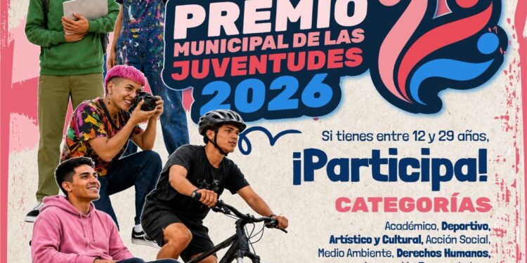 Convoca el Ayuntamiento de San Luis Potosí al Premio Municipal de las Juventudes 2026