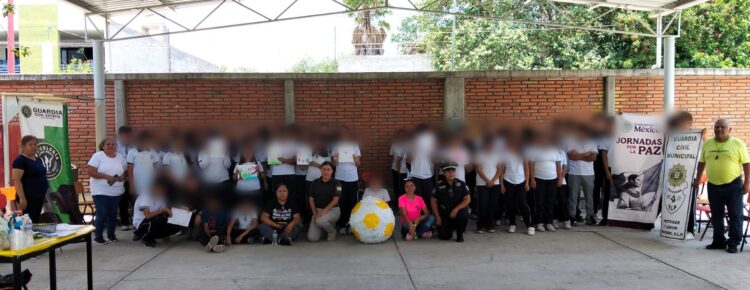 ESTRATEGIA DE PREVENCIÓN DE LA GCE LLEGA A ESTUDIANTES DEL EJIDO SAN MARCOS