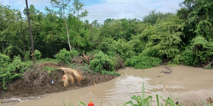 GOBIERNO ESTATAL MANTIENE CERRADO PASO EN PUENTE DEL EJE XOLOL-TAMUÍN POR CRECIENTE DE AGUA