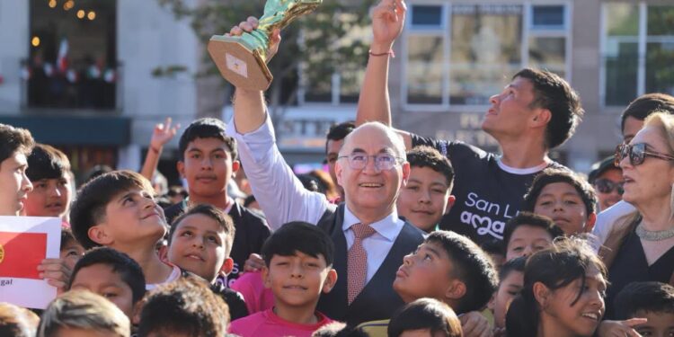 San Luis Capital vive la pasión mundialista; Alcalde Galindo inaugura “El Mundialito San Luis Amable 2026
