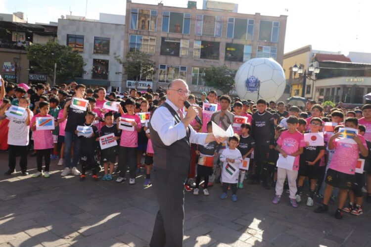 San Luis Capital vive la pasión mundialista; Alcalde Galindo inaugura “El Mundialito San Luis Amable 2026