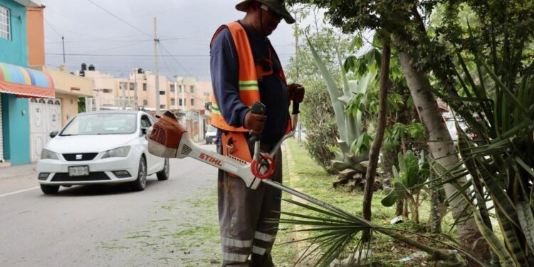 Capital al 100 continúa mejorando la imagen de la ciudad y brindando entornos dignos a las familias potosinas