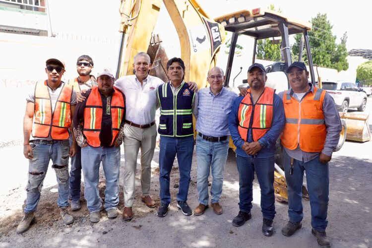 Más y mejores obras, Alcalde Galindo arranca rehabilitación en la Rural Atlas