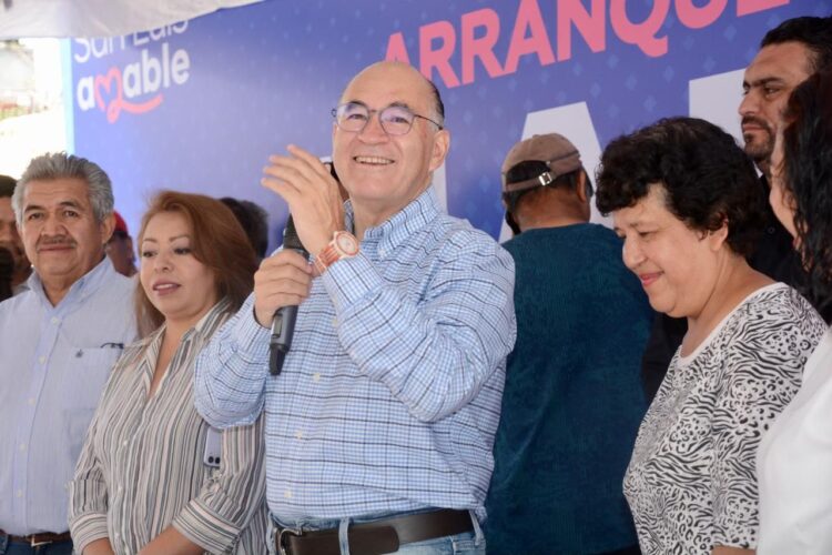Más y mejores obras, Alcalde Galindo arranca rehabilitación en la Rural Atlas