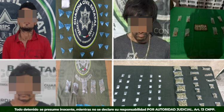 SEGURIDAD AVANZA CON DETENCIONES Y ASEGURAMIENTOS EN LA ENTIDAD